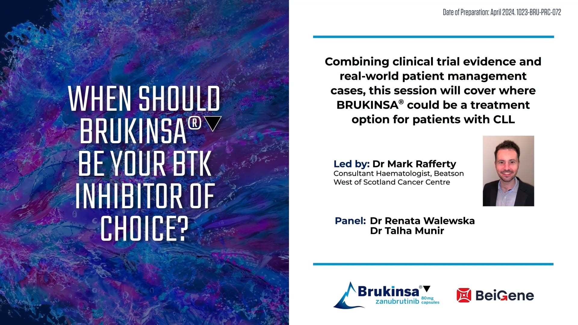 When should BRUKINSA be your BTK inhibitor of choice